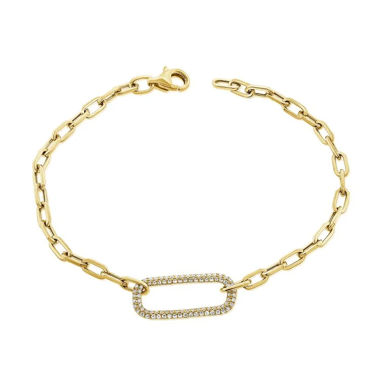 14K GOLD DIAMOND JAMIE BRACELET