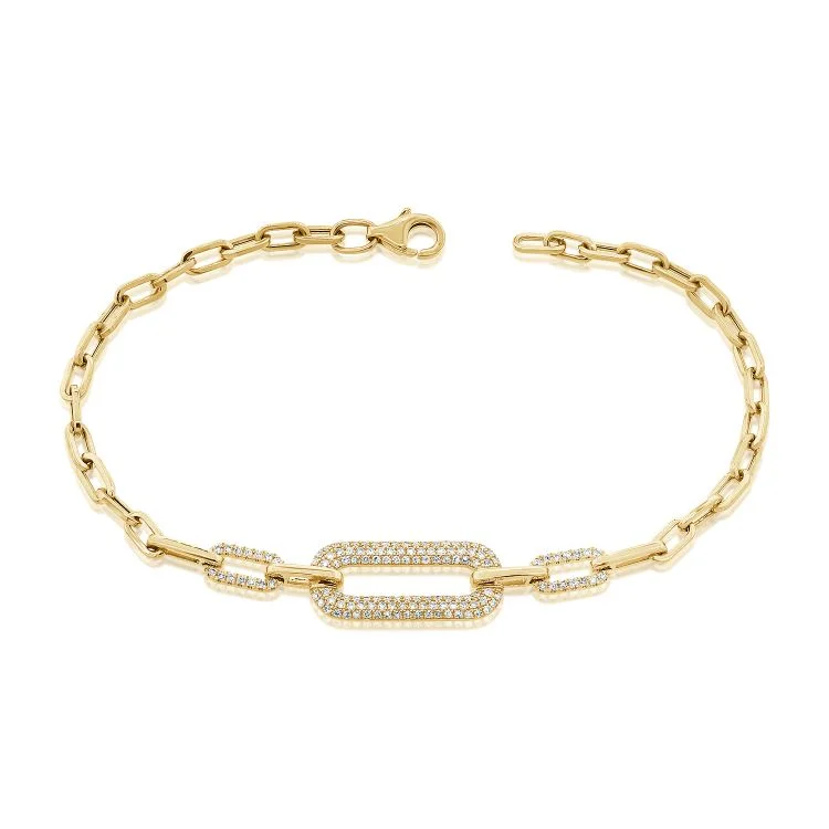 14K GOLD DIAMOND KELSEY BRACELET