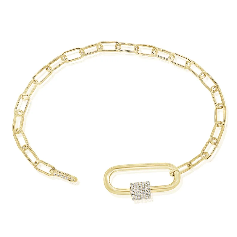 14K GOLD DIAMOND POPPY BRACELET