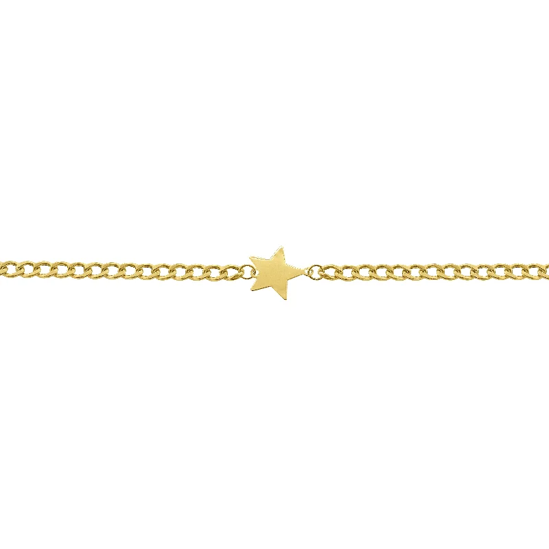 14K GOLD SIA STAR BRACELET