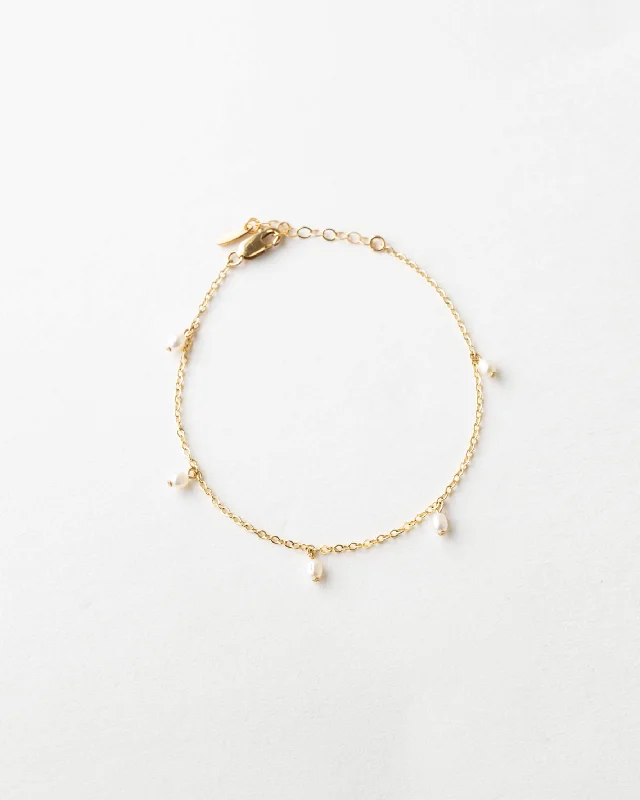 Pearl Droplet Bracelet