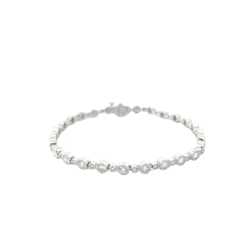 Round Diamond Tennis Bracelet