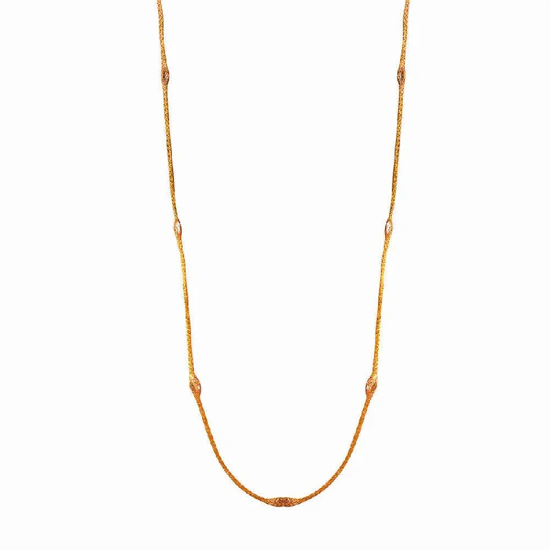 Silver 925 Rose Gold Plated Mystical Chain Italian Necklace - ITN00051RGP