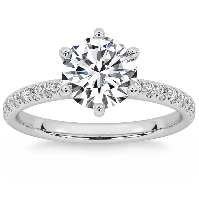 1.58Ct Diamond Engagement Ring Gold Lab Grown