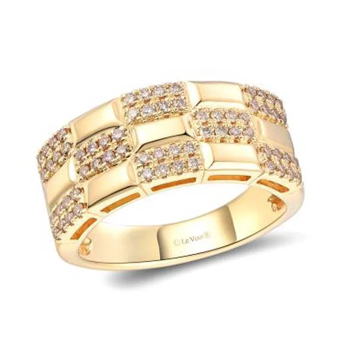 Le Vian Ring featuring Alternating Pattern Nude Diamonds in 14K Honey Gold