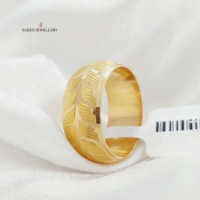 Leaf Wedding Ring