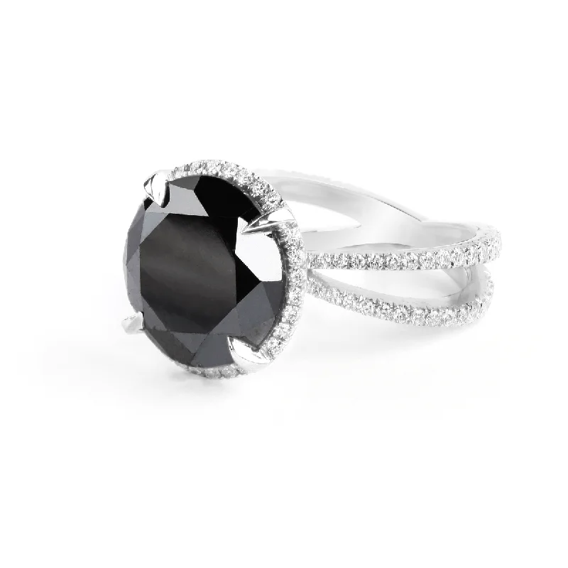 Esther- Black Diamond Ring