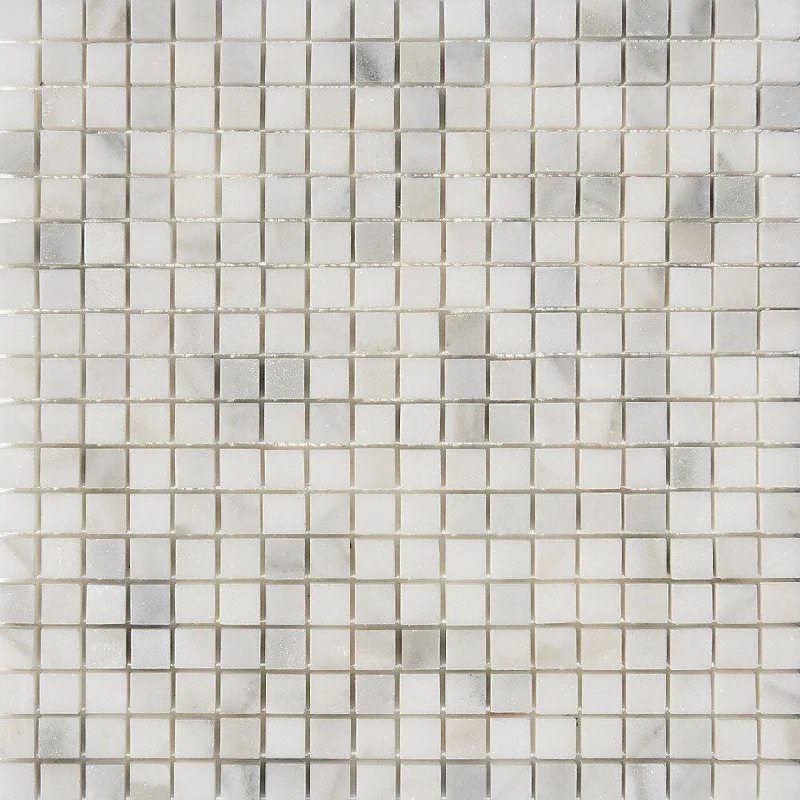 Calacatta Verde Polished 5/8 x 5/8 x 3/8-inch Mosaics