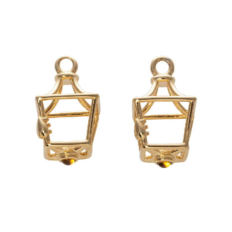 Goldbug Lantern Earring Charms