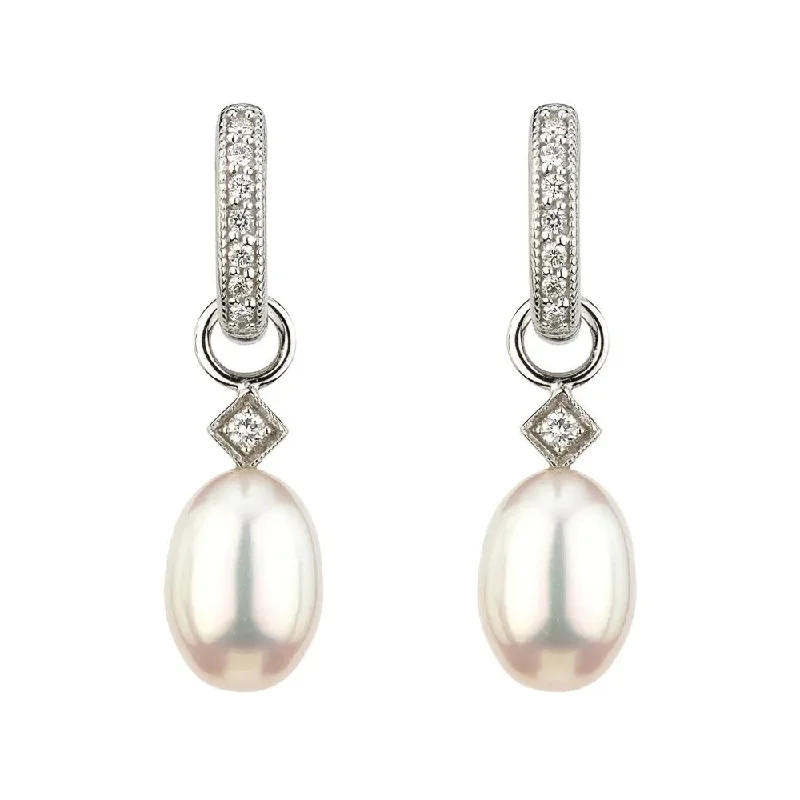 Jude Frances Lisse Pearl Briolette Earring Charms