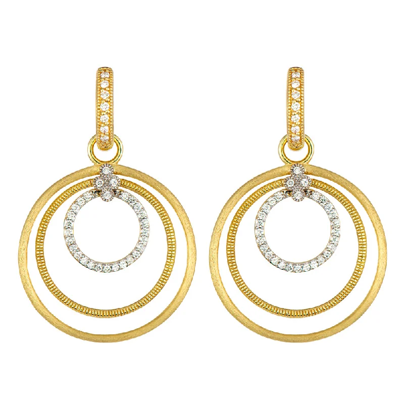 Jude Frances Provence Diamond Circle Earring Charms