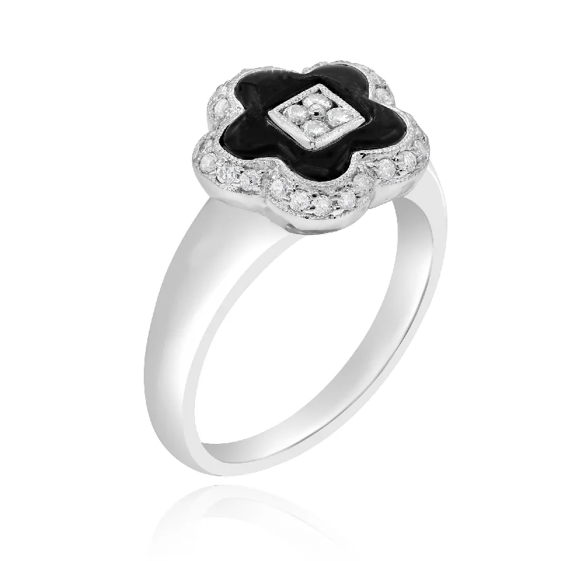 0.35ct Diamond Ring set in 14KT White Gold / R1313F